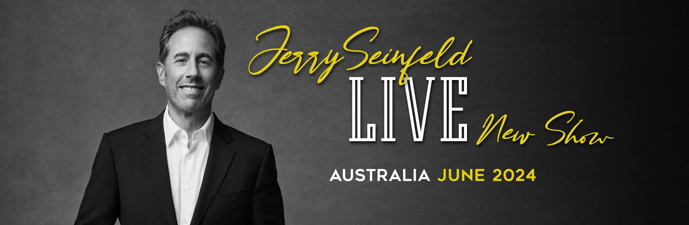 COMEDY LEGEND JERRY SEINFELD RETURNS TO AUSTRALIA IN JUNE 2024 FOR A